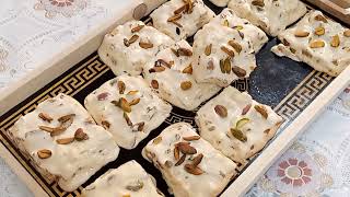 Special Nougat Recipe Quick and Easy Recipe by food and travel in ksa [upl. by Caryl]