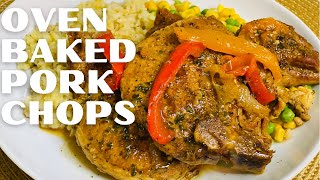 How to Make Oven Baked Pork Chops  Baked Pork Chops  Oven Baked Pork Chops  Pork Recipe [upl. by Idihc]