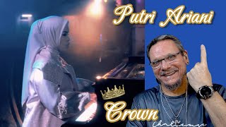 Putri Ariani  Crown Official Music Video  First Time Reaction [upl. by Illoh]