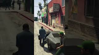 GTA 5 Franklin amp Lamars Intense Gunfight and Repossession Mission  Epic Dialogue [upl. by Etessil]