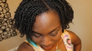 Finger Coils Out on Natural Hair SHORT and LONG hair tips [upl. by Asiruam281]