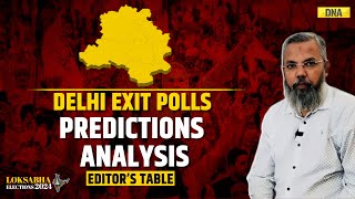 Lok Sabha Elections 2024 Exit Polls Analysis Of Delhi Exit Poll Results I NDA Vs INDIA Alliance [upl. by Haelhsa832]