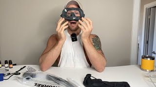 Super Comfortable Adult Snorkel Set Amazon REVIEW [upl. by Engle]