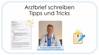 Arztbrief schreiben Tipps Fachsprachprüfung Entlassbrief [upl. by Aimek234]