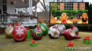 DIY Christmas Yard Decor [upl. by Eicyal]