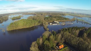 Hochwasser Kellinghusen 2014 von oben [upl. by Sink]