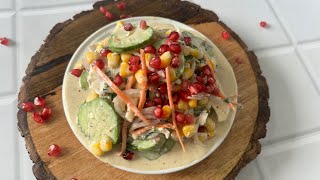 Cucumber Salad Recipe  Weight Loss salad Recipe I Curd Dip  Dahi Salad Recipe [upl. by Lewak573]