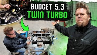 Budget 53 Rebuild Twin Turbo LS Engine Rebuild [upl. by Bailar587]