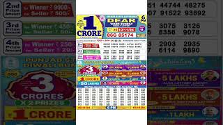 DEAR LOTTERY SAMBAD MORNING 1PM RESULT TODAY LIVE DRAW ON 11112024 NAGALAND [upl. by Ralf733]