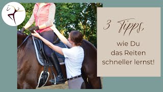 3 Tipps wie du das Reiten schneller lernst [upl. by Burty]