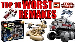 Top 10 WORST LEGO Star Wars Remakes [upl. by Dlared]