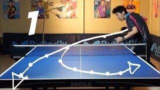 Best Table Tennis Serves Tutorial Pt 1 backspin hook  TOMORROW TABLE TENNIS [upl. by Windham]