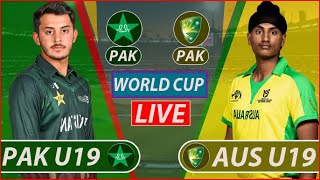 Pakistan U19 v Australia Live  PAK U19 vs AUS U19 Live Commentary [upl. by Kcirddor476]