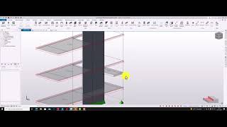 tutorial tekla structure designer 2024 batiment R10 en BA PART 2 [upl. by Ylsel6]