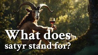 What does satyr stand for Greek Mythology Story [upl. by Nagey]