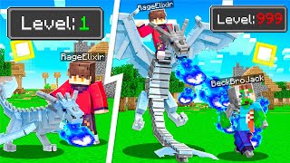 UPGRADING Our Pet ICE DRAGONS in MINECRAFT [upl. by Lenhart]