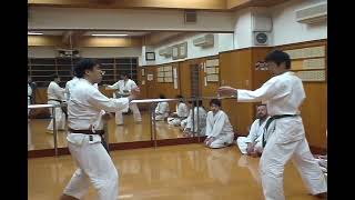 Kumite in IKO Goju Ryu Honbu Dojo in Tokyo 2010 Part 1 [upl. by Ader]