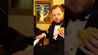 When you dont even have time to eat piano music [upl. by Ididn]