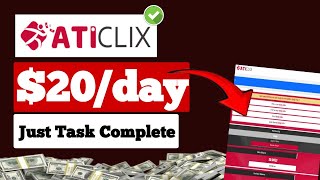 Make 20 online right now 2024  Aticlix full tutorial [upl. by Darees387]