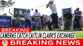 Cameras Catch Caitlin Clarks Exchange With Annika Sorenstam After Final Drive at LPGA ProAm [upl. by Eerual]