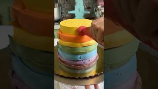 Colouring cake  cake decorating  cake making  cake cakedecorating cakes cakeideas cakeart [upl. by Alika]