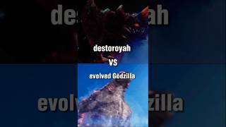 DESTOROYAH VS EVOLVED GODZILLA debate 1v1 battle edit godzilla godzillavskong fyp shorts [upl. by Ottie]