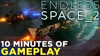 Endless Space 2 GAMEPLAY — Combat Strategy amp Planetary Management [upl. by Nohsar]