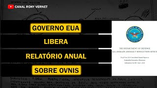 Governo EUA libera relatório anual sobre OVNIs [upl. by Killam439]