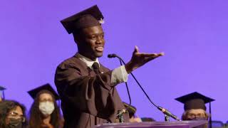 Valedictory Speech 2022  Lemar Archer  Emerson College  School of the Arts [upl. by Odlaumor]