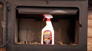 Wood Stove Glass Cleaner Clear Flame [upl. by Gschu]