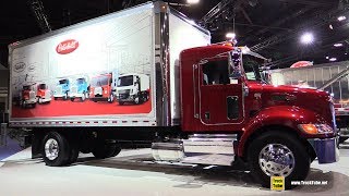 2020 Peterbilt 337 Delivery Truck  Exterior Interior Walkaround [upl. by Jayson]