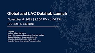 Global and LAC Datahub Launch [upl. by Sauer947]