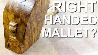 Crafting A RIGHT Handed Joiners Mallet [upl. by Rolandson301]