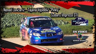 25 Rally Porec 2024  Nenad Lončarić  Tajana Vojvodić quotPinkyquot  Subaru Impreza STI [upl. by Burman]