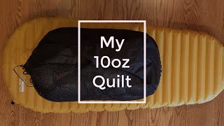 My ultralight quilt for my FKT [upl. by Yrad]