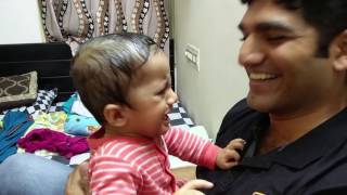 Little boy cries after dad shaves off beard [upl. by Maegan]