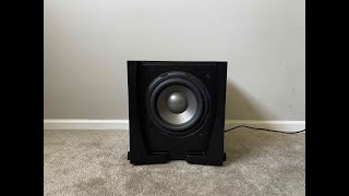 JBL Studio SUB 550P Home Theater Powered Active Subwoofer [upl. by Aihsinat]