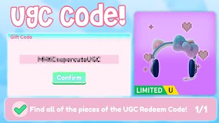 RARE UGC Code Locations  50th Anniversary Limited Headphones  Roblox My Hello Kitty Cafe  Riivv3r [upl. by Nahtanoj]