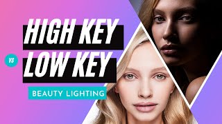 High Key vs Low Key Lighting Beauty Shoot [upl. by Nodrog]