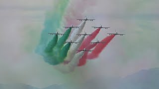 SORVOLO FRECCE TRICOLORI  CAGLIARI 4 NOVEMBRE 2023 [upl. by Nevanod]