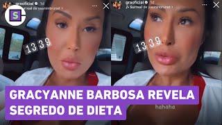 Gracyanne Barbosa revela segredo de dieta [upl. by Tiny]