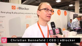 Chris Bennefeld at CES explains eBlocker Pro and eBlocker Family [upl. by Retsehc]