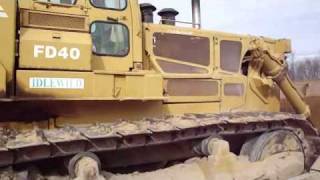 Fiat Allis FD 40 Bulldozer walk around [upl. by Tess]