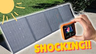 New EcoFlow 220W Solar Panel Testing  Shocking Results [upl. by Lida]