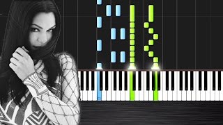 Jessie J  Flashlight Pitch Perfect 2  Piano CoverTutorial by PlutaX  Synthesia [upl. by Olegnaed]