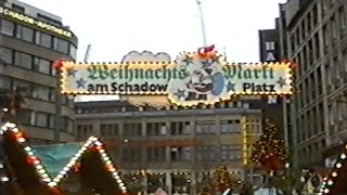 Schöne Weihnachtsaufnahmen aus Düsseldorf 1992 [upl. by Grim]