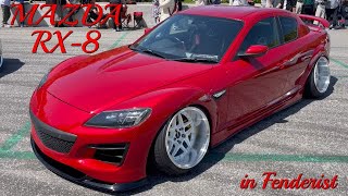 MAZDA RX8 in FenderistM2023出展車両 マツダ フェンダリスト ３２６ホイール [upl. by Mari]