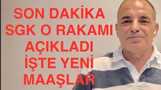 SON DAKİKA EMEKLİLER DİKKAT SGK O RAKAMI AÇIKLADI İŞTE MAAŞ HESABI [upl. by Atteragram]