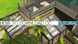 The Sims 4 Tutorial How to download custom content from Simsdomination [upl. by Holofernes]