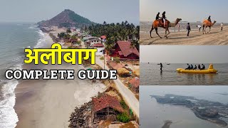 Alibaug Beach  Alibag Tourist Places  Alibag Vlog  Alibag Beach Hotels Food Resorts [upl. by Inerney]